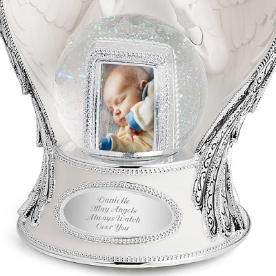 personalized snow globe for baby