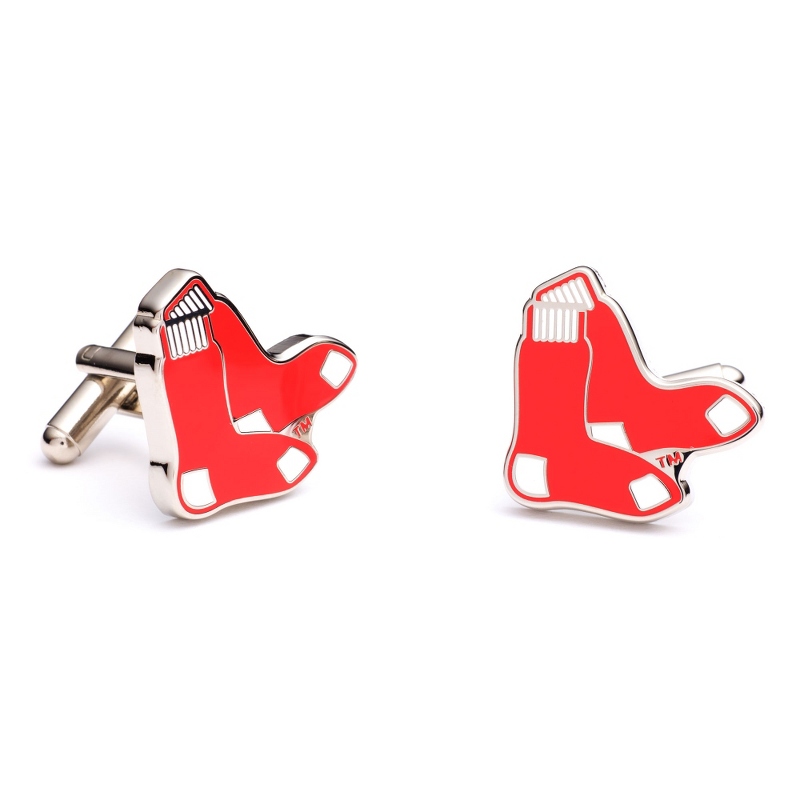 Image of Boston Red Sox Logo Cuff Links