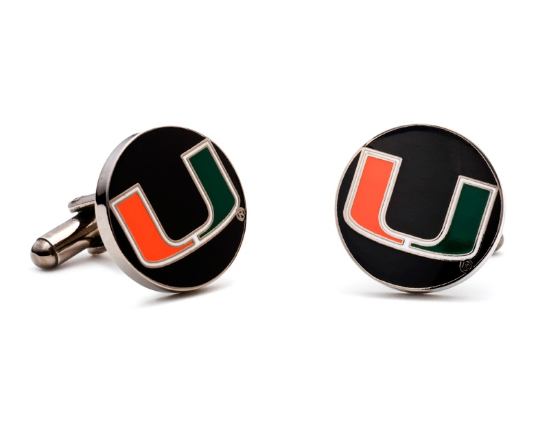Image of University of Miami Florida Cuff Links
