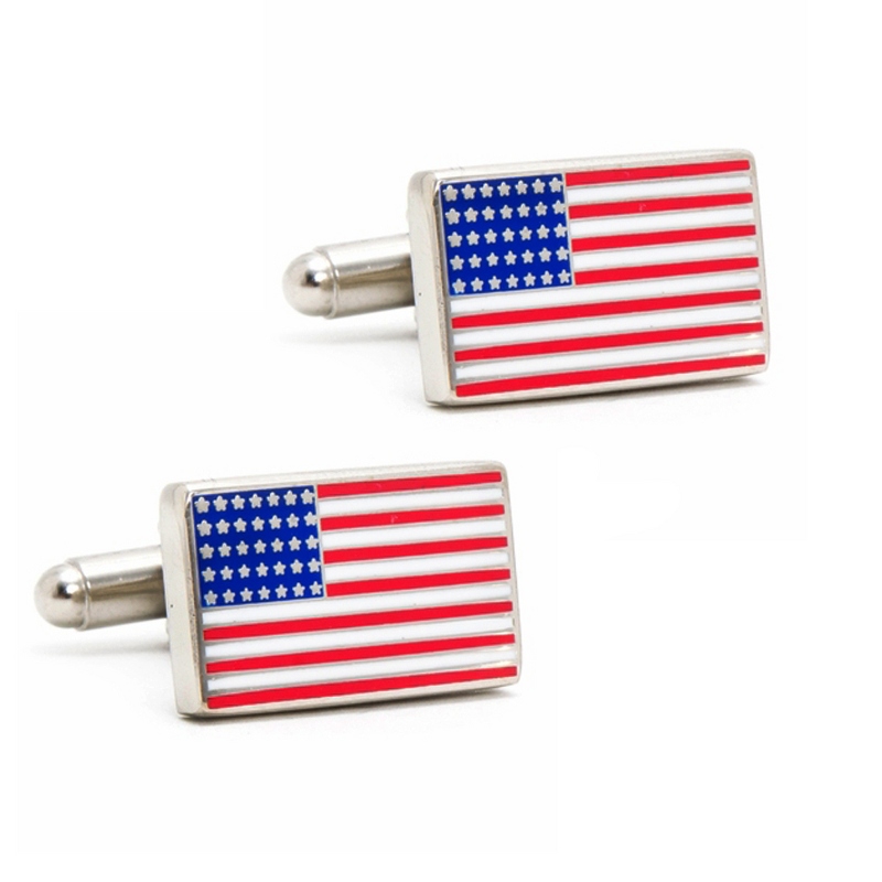 Image of American Flag Cuff Links