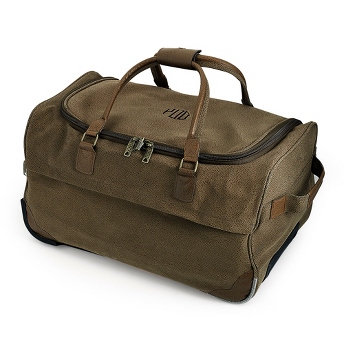 Brown Roller Duffel Bag