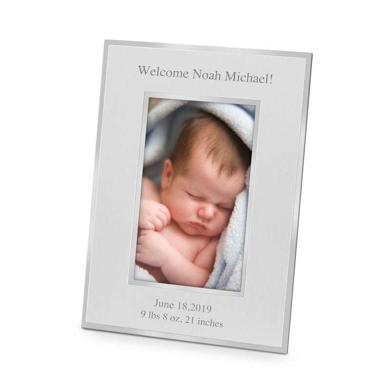 Image of Flat Iron Silver 4x6 Frame- Portrait