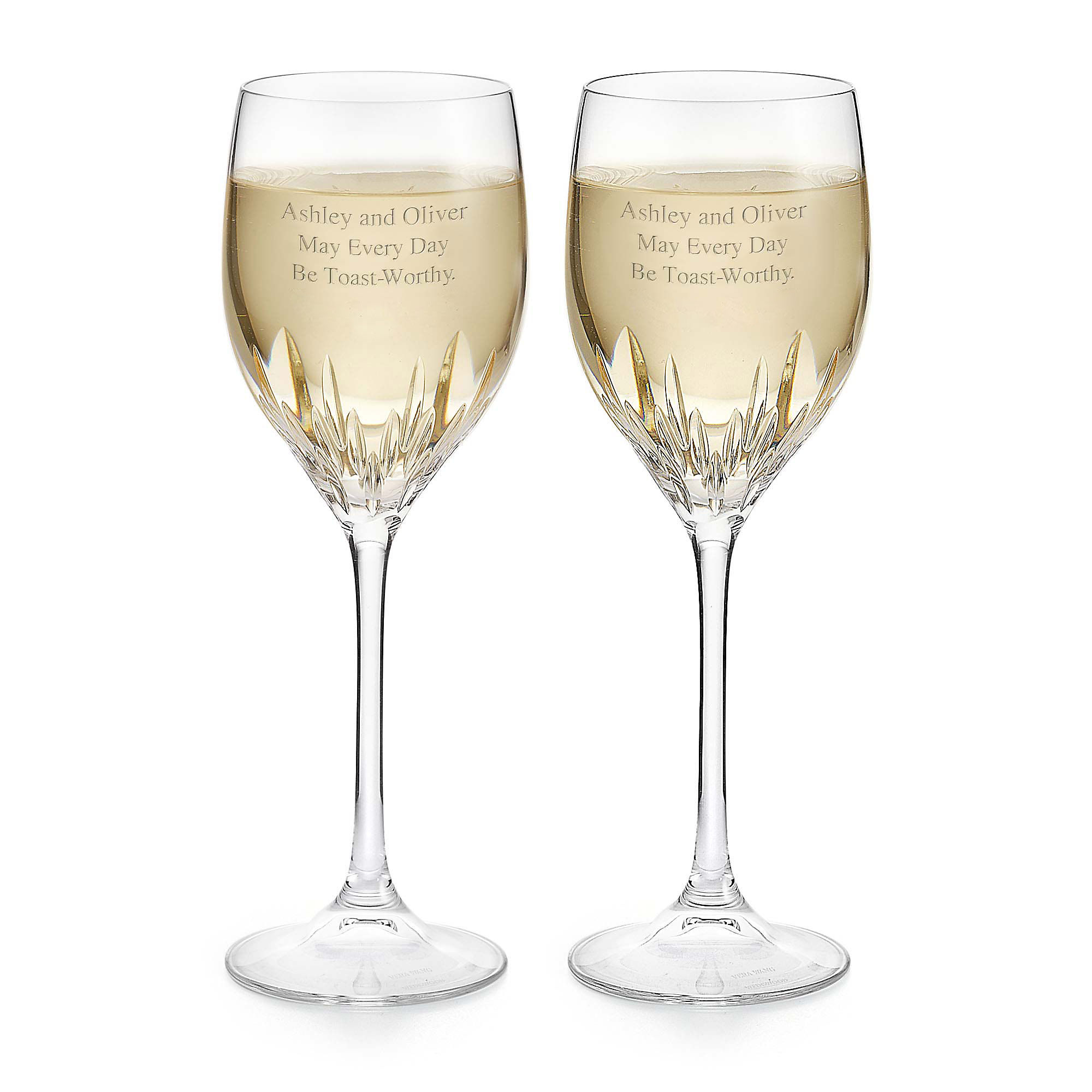 Vera Wang by Wedgwood Duchesse White Wine Glasses