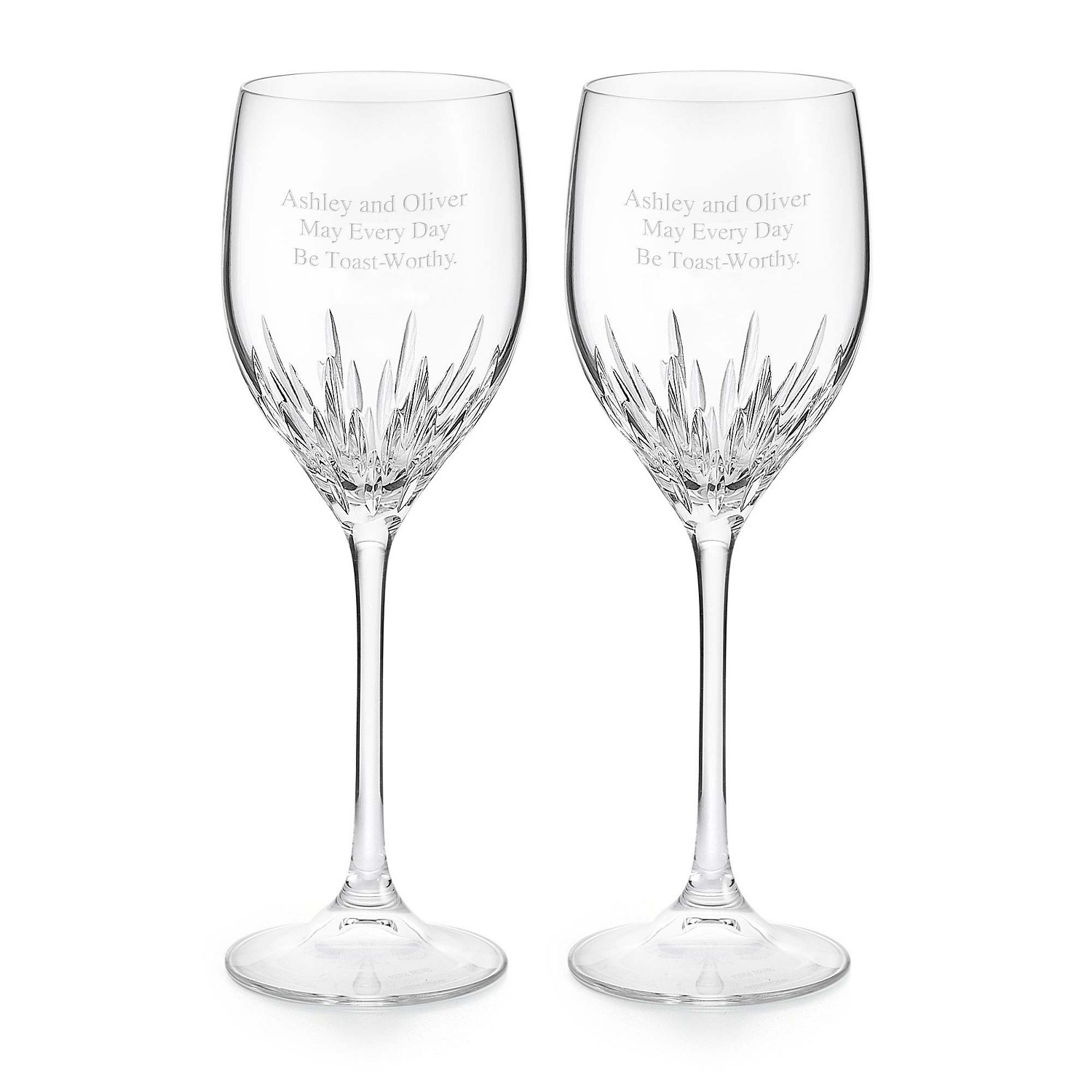 Vera Wang by Wedgwood Duchesse White Wine Glasses