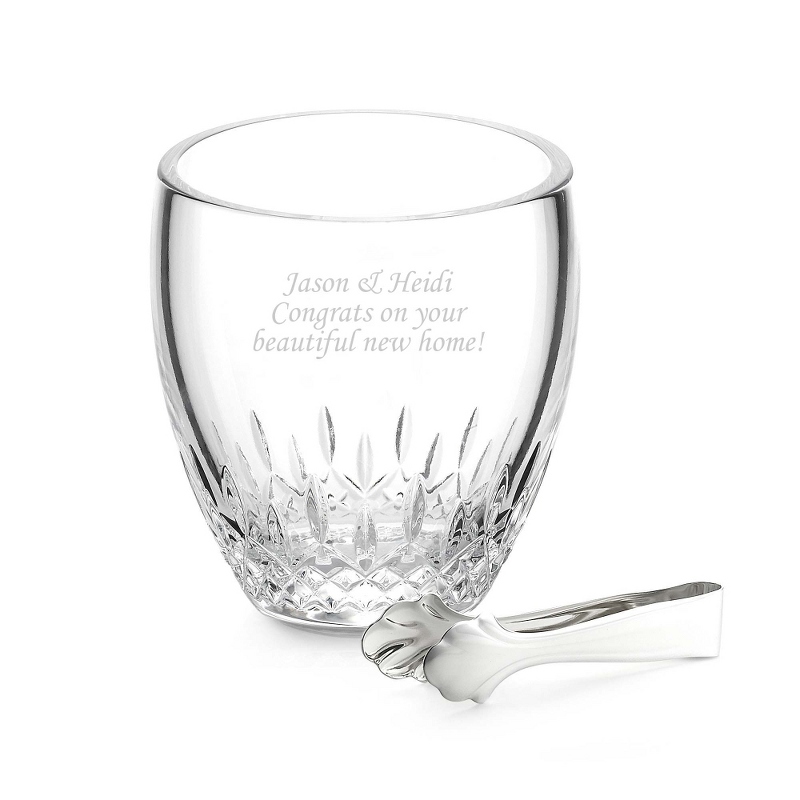 Image of Waterford Lismore Essence Ice Bucket with Tongs