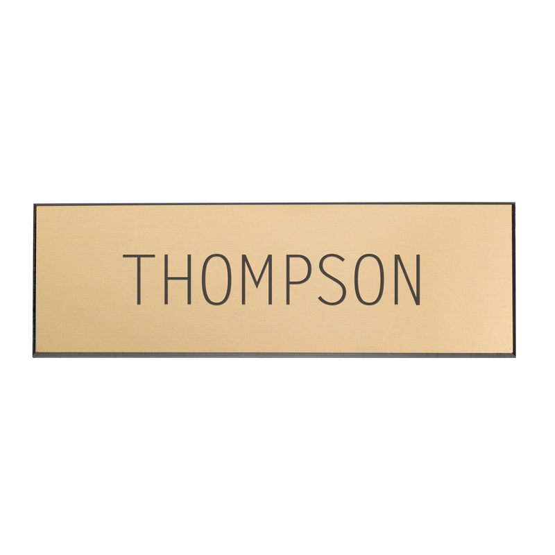 Image of Gold Name Plate