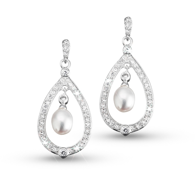 Image of Freshwater Pearl Drop Earrings