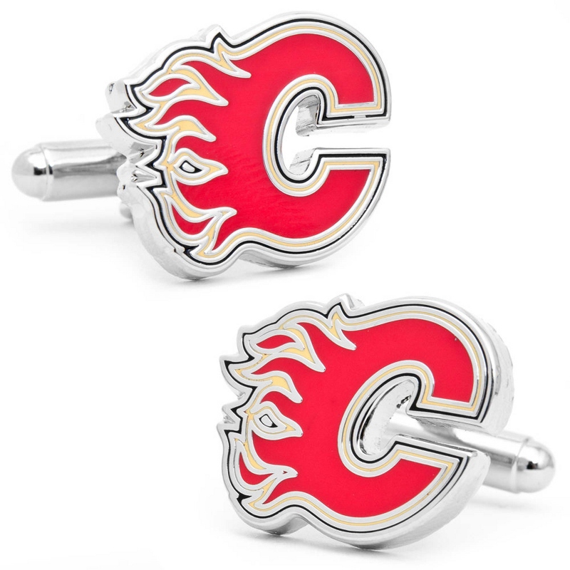 Image of Calgary Flames Cuff Links
