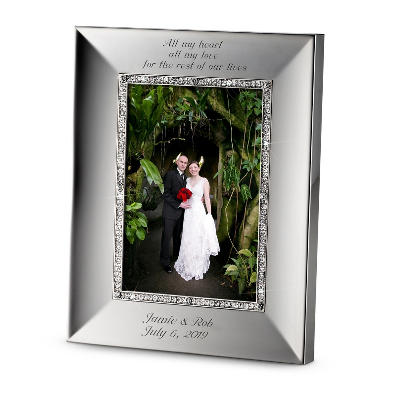 Image of Portrait Midnight Chrome 5x7 Frame