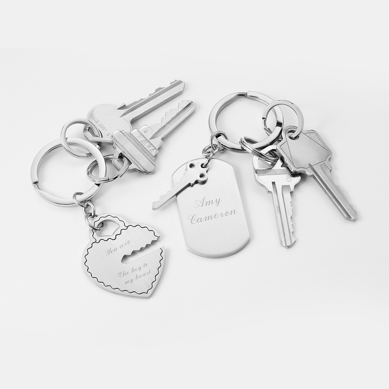 Image of Key To My Heart Key Chain Set