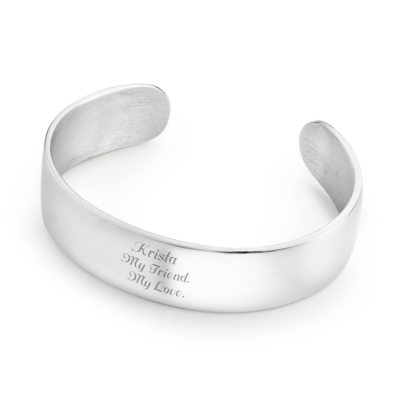 Image of 3/4 Pewter Cuff Bracelet