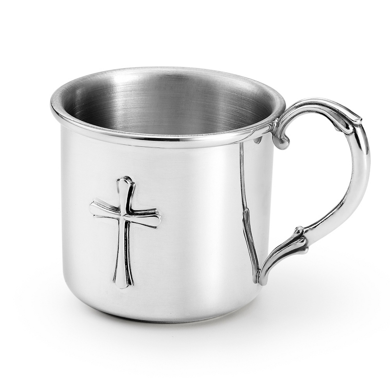 Image of Pewter Cross Baby Cup
