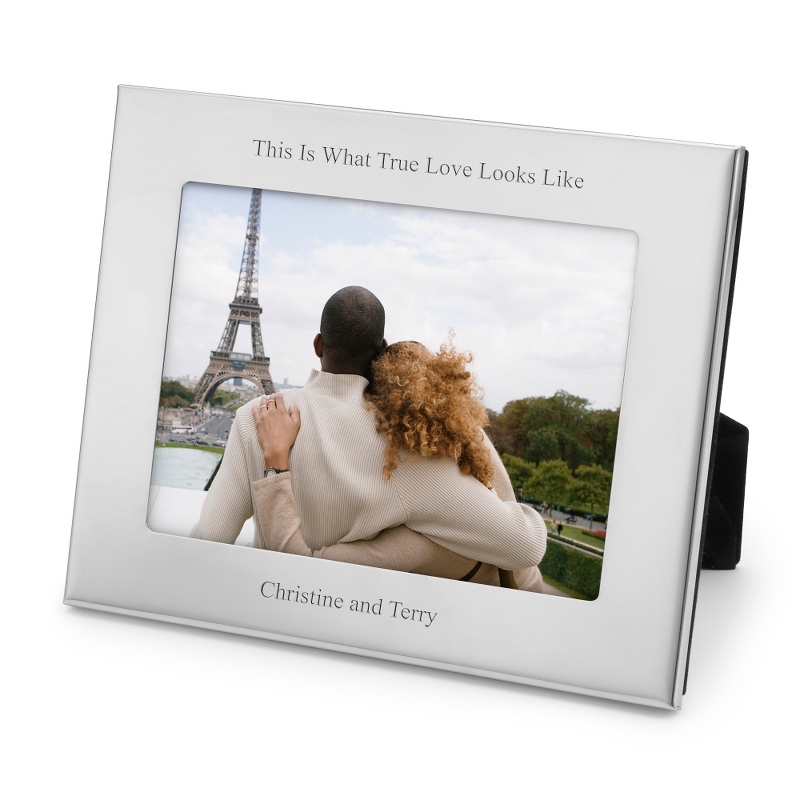 Image of Landscape Pewter 5x7 Wide Border Frame