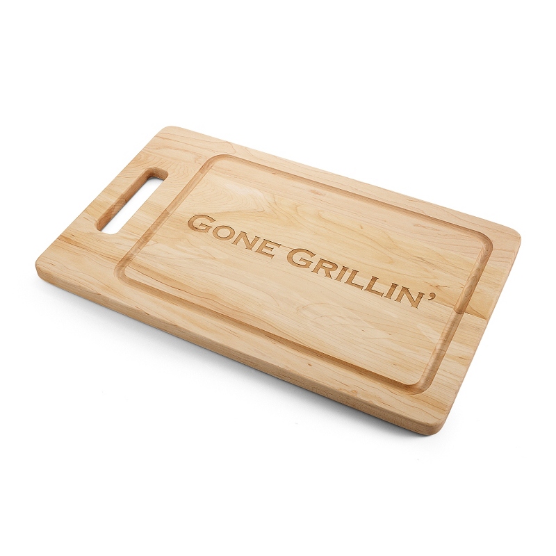 Image of Rectangle Handle Maple Cutting Board