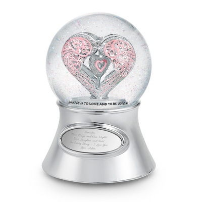  Say It With Love Musical Snow Globe