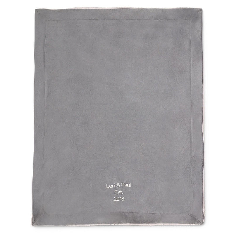 Grey Sherpa Blanket