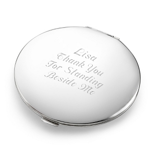Compact case wedding party gift idea